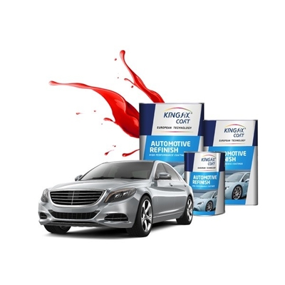 1K Silver Base Coat Otomotiv Lake Boya Otomobiller İçin Premium Görsel Lake Boya