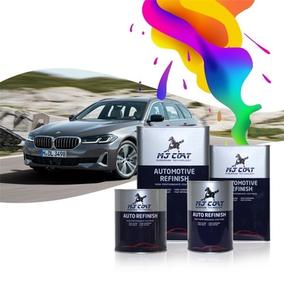 1K Silver Base Coat Otomotiv Lake Boya Otomobiller İçin Premium Görsel Lake Boya