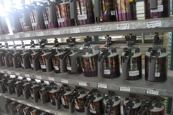 Yüksek Hızlı Oto Boya Karıştırma Makinesi Çok Eksenli Otomotiv Boya Karıştırma Ekipmanları