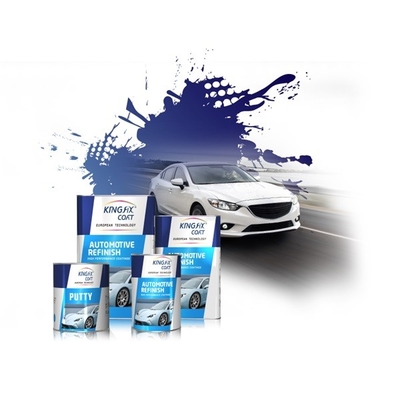 Kırmızı Kahverengi Gümüş 1K Otomotiv Boyası Parlak Araba Cilası