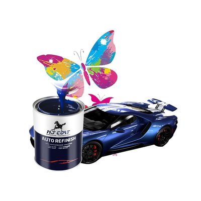 Profesyonel 1. sınıf renkli araba boyası Auto Clear Coat boya ile yeniden işleme