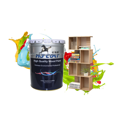 Yumuşak bitirme ve 10-15 Sq.ft / litre ile yüksek kapsamlı PU Ahşap Boya