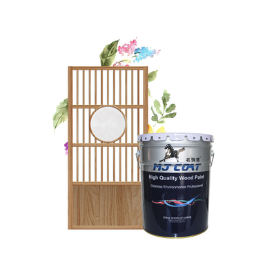 Düşük VOC Mat Yüksek Parlaklık Yumuşak PU Ahşap Boya 10-15 Sq.ft / litre Kapsama ile