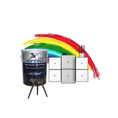 Hızlı Kuru Düşük VOC PU Ahşap Boya 10-15 Sq.ft/litre Kapsama Ahşap yüzeyler için PU Boya