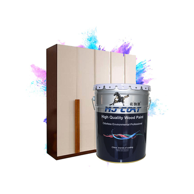 Mat Pürüzsüz PU Ahşap Boya Kapsama 10-15 Sq.ft / litre 2-3 katman Ahşap güzelliğini artırır