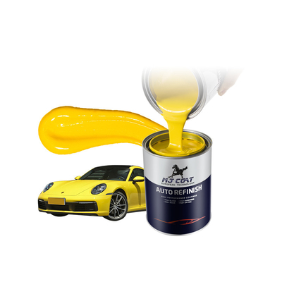 Beyaz su bazlı otomotiv üst örtü boyası 50 G/L'den az VOC içeriği Yeniden kaplama süresi 4-6 saat