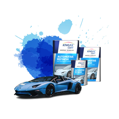 Metal Basecoat Auto Clear Coat Paint Parlak Ve Mat Finish Çizik UV Dirençli 1 Renkli Uygulama